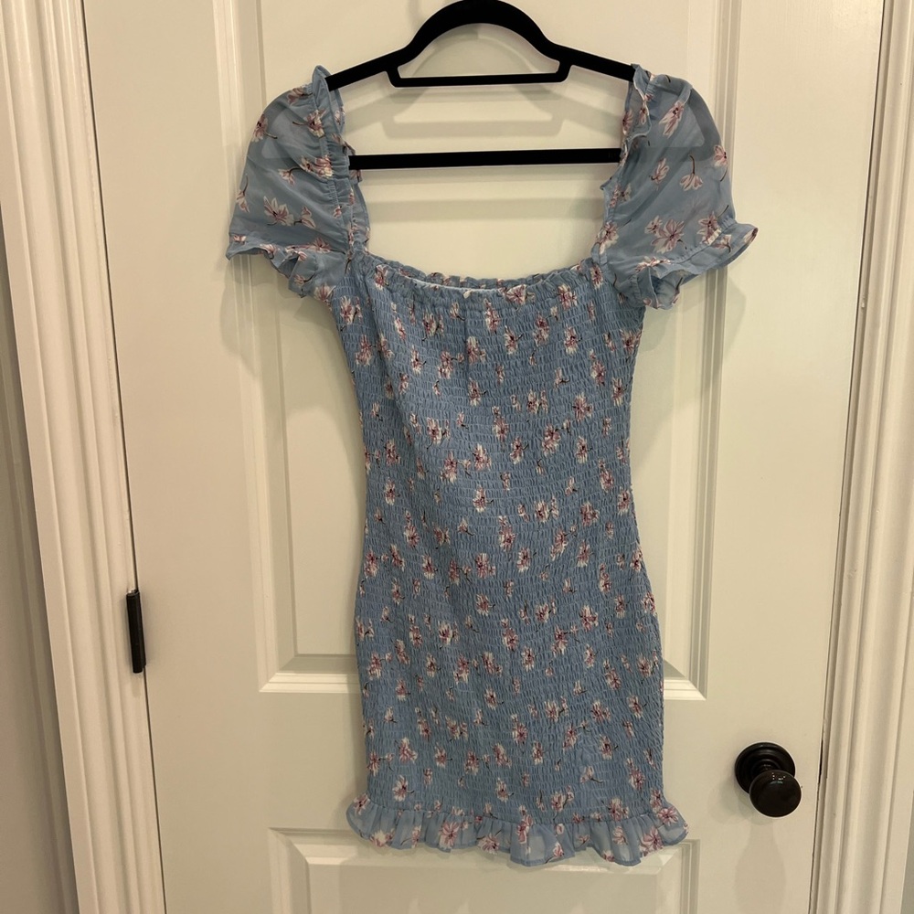 We're All Pretty Girls Blue Floral Dress
